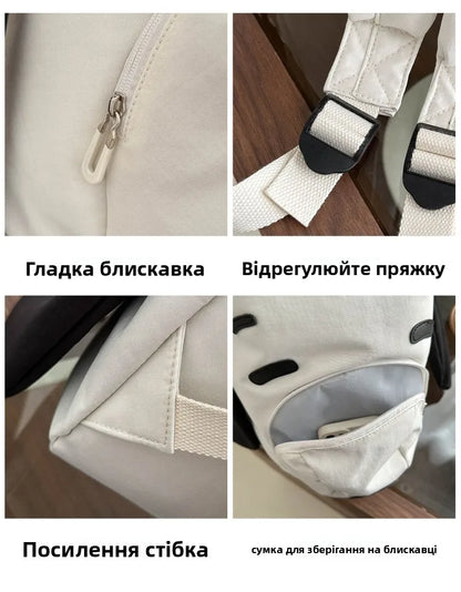Cute Dog Canvas Backpack 2025 — Korean-Style Portable Student Travel Bookbag