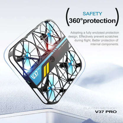 4DRC V37 Mini 8K Drone – Portable 4K HD WiFi FPV Quadcopter with Camera, RC Helicopter Toy & Family Gift