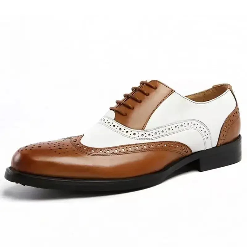 Men’s Classic Pointed Toe Dress Shoes - Lace-Up Business, Casual & Wedding Formal Shoes Plus Size