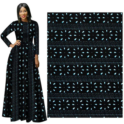 African Real Wax Ankara Fabric - 3/6 Yard Party Dress Print FP6655