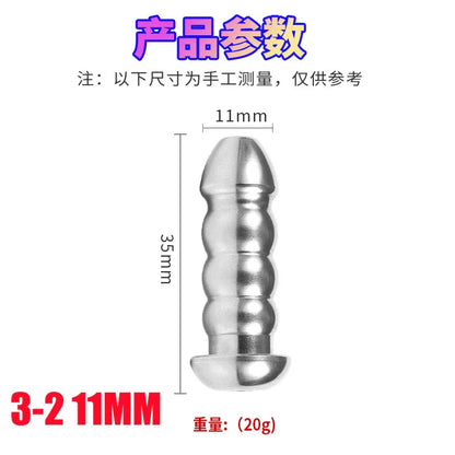 28-Piece Stainless Steel Urethral Sound Set – Hollow Urethra Dilator & Male Stimulation Chastity Toy
