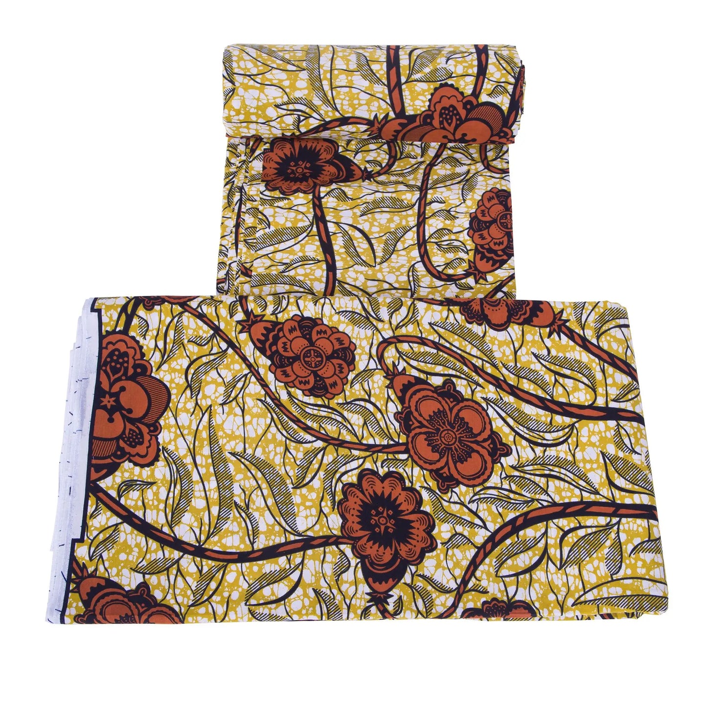 African Ankara Wax Fabric - Real Cotton Diamond Print for Party Dress & DIY Sewing