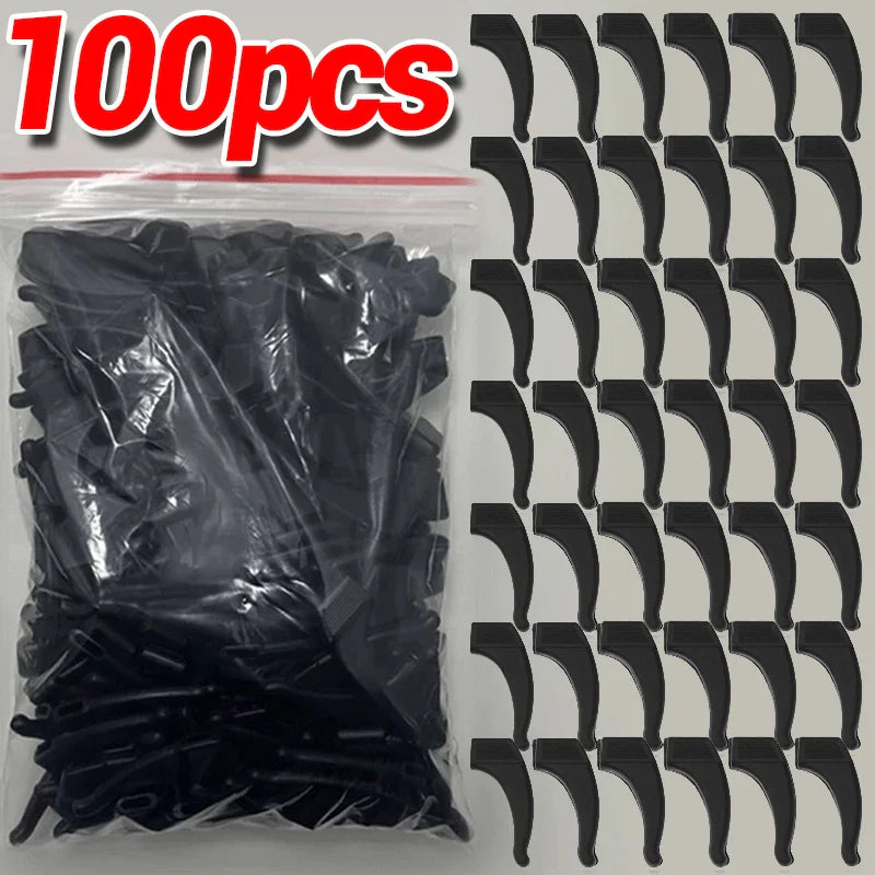Anti-Slip Silicone Ear Hooks for Glasses | Elastic Eyewear Grip, Temple Holder & Fastener Accessories