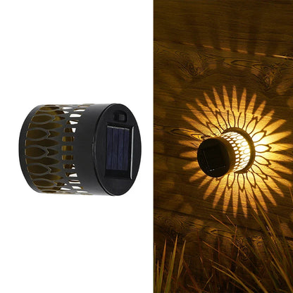 2026 Solar Outdoor Wall Light - Waterproof Projection Lamp for Yard, Patio & Landscape Decor