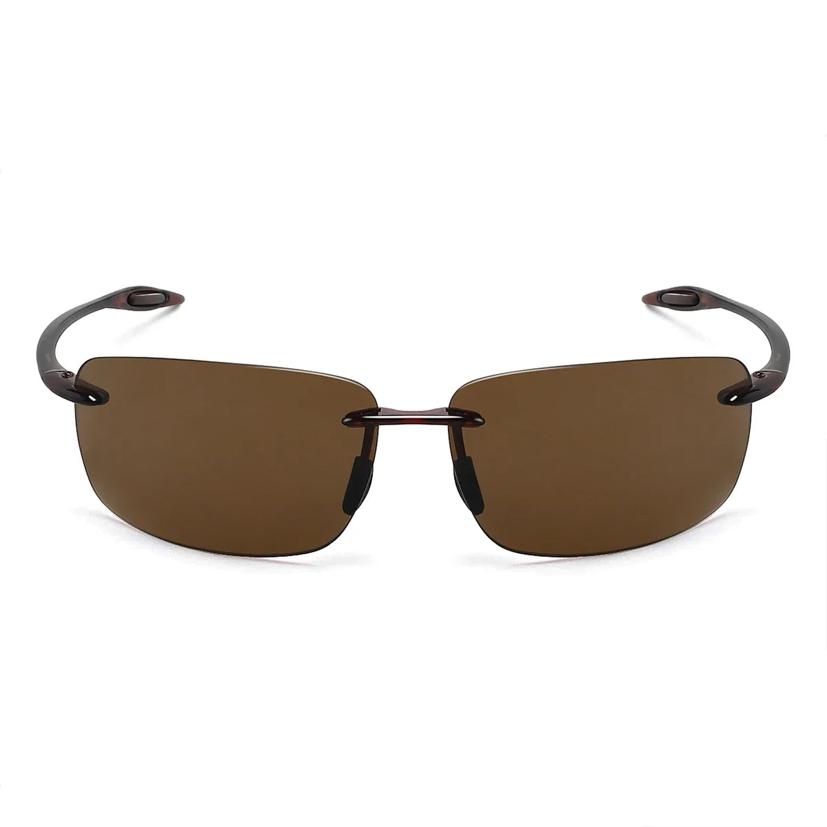 MAXJULI Polarized Sunglasses for Men & Women - Designer Fashion, Rimless Sports & Driving Eyewear (MJ8009)