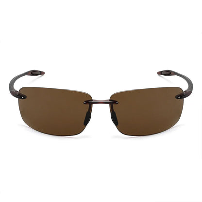 MAXJULI Polarized Sunglasses for Men & Women - Designer Fashion, Rimless Sports & Driving Eyewear (MJ8009)