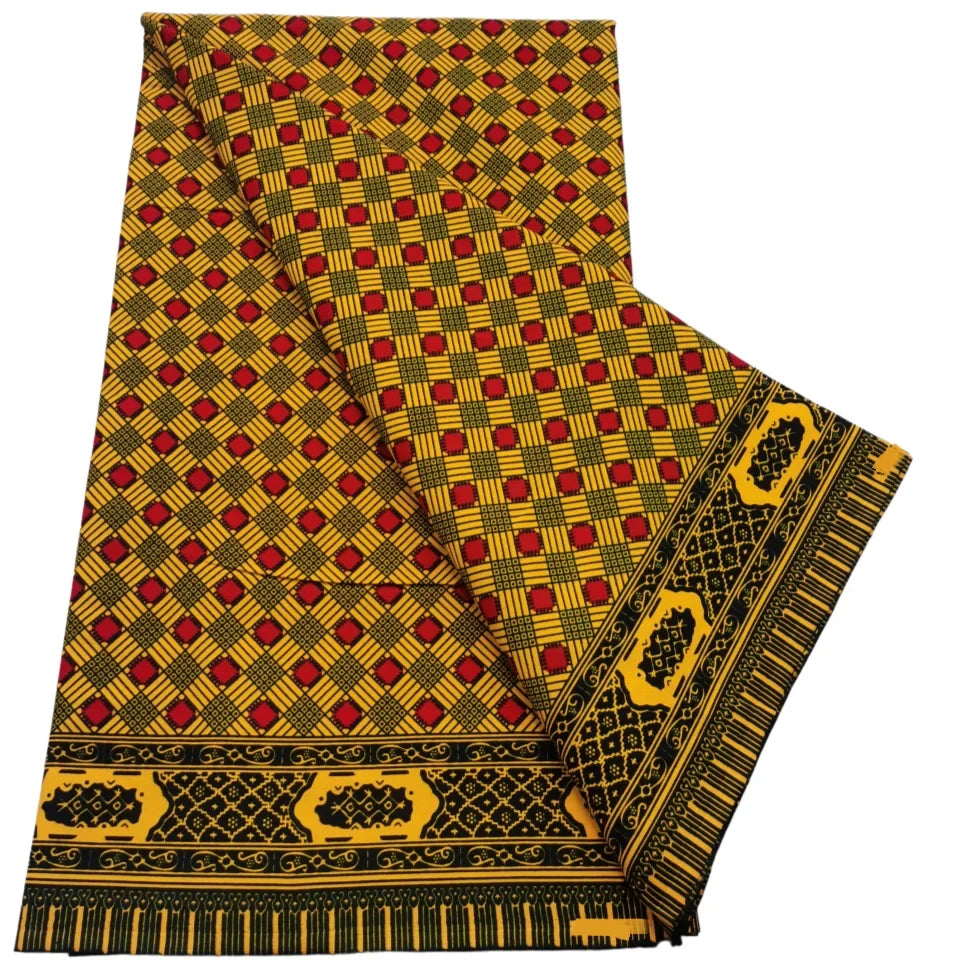 2026 African Real Wax Print Fabric - High Quality Ankara Pagne ABC