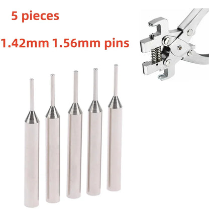 5-Piece GOSO 1.42mm 1.56mm Pin Set - Flip Key Vice Remover & Key Repair Tool Accessories
