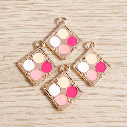 10PCS Cute Enamel Lips & Lipstick Charms – Pendants for Jewelry Making, Earrings, Necklaces & Bracelets DIY Crafts