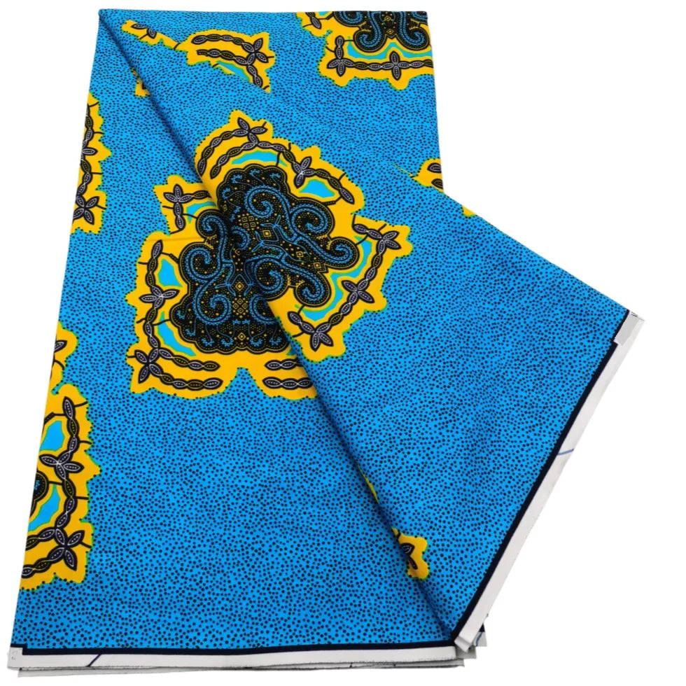 2026 African Real Wax Print Fabric - High Quality Ankara Pagne ABC