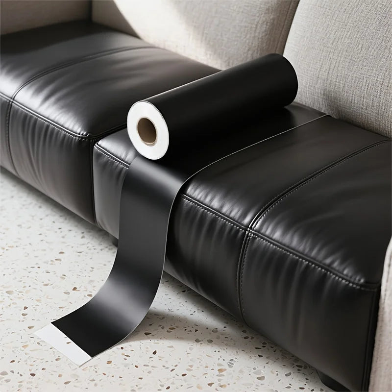 Large Self-Adhesive PU Leather Repair Patch – Faux Leather Tape for Sofa, Car & EV Seats