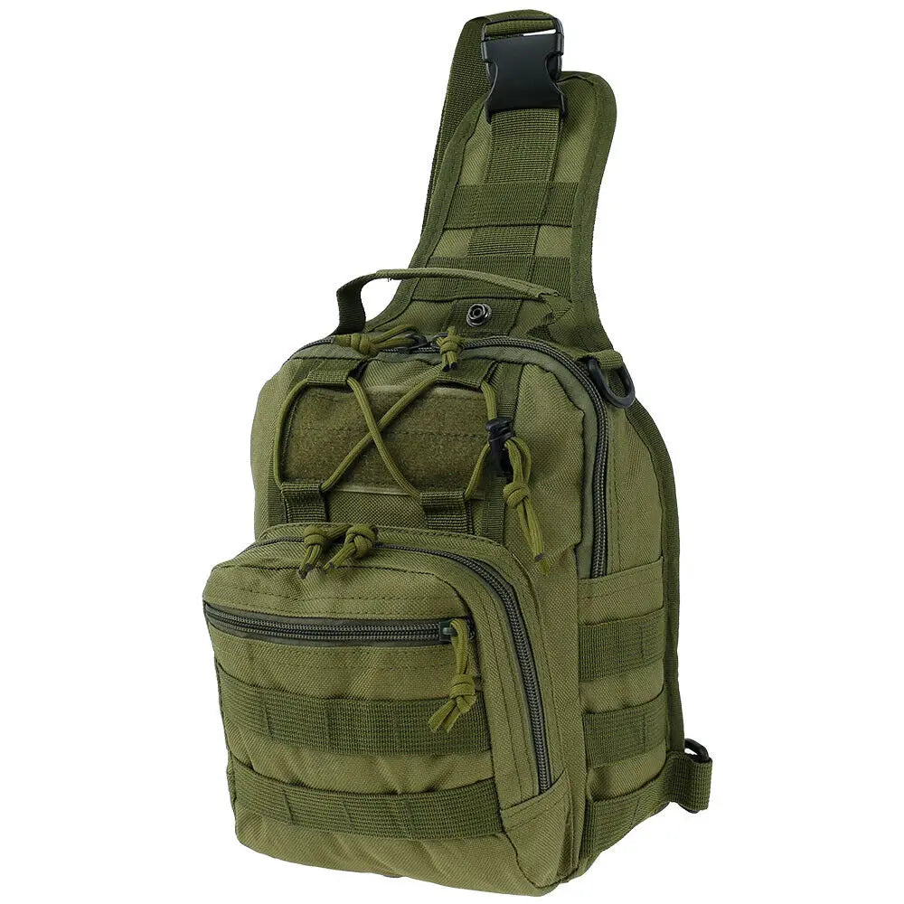 Men’s Waterproof Outdoor Crossbody Chest Bag – Sports Bike Shoulder Handbag