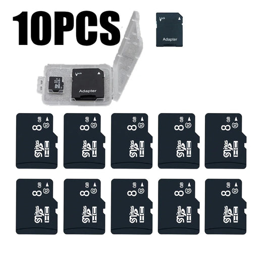 Class 10 TF Memory Card - 2GB to 256GB MicroSD Flash Storage for Digital Devices