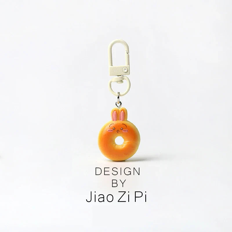 Chikawa Dessert Bread Keychain – Hachiware Usagi Rabbit Cute Foodie Backpack Pendant Accessory