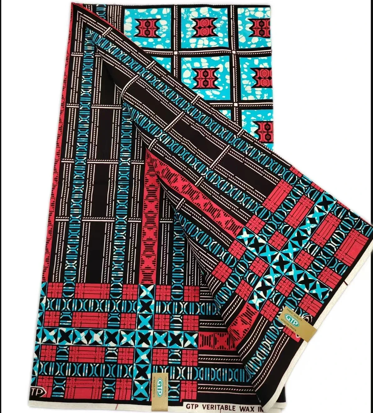 African Wax Print Fabric - High-Quality Cotton Ankara Gold Print Pagne for Wedding & Dress Sewing