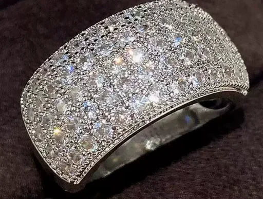 Hip Hop Style Men’s Rings - Copper Iced Out Bling Pave Cubic Zirconia Geometry Fashion Ring Jewelry Charm