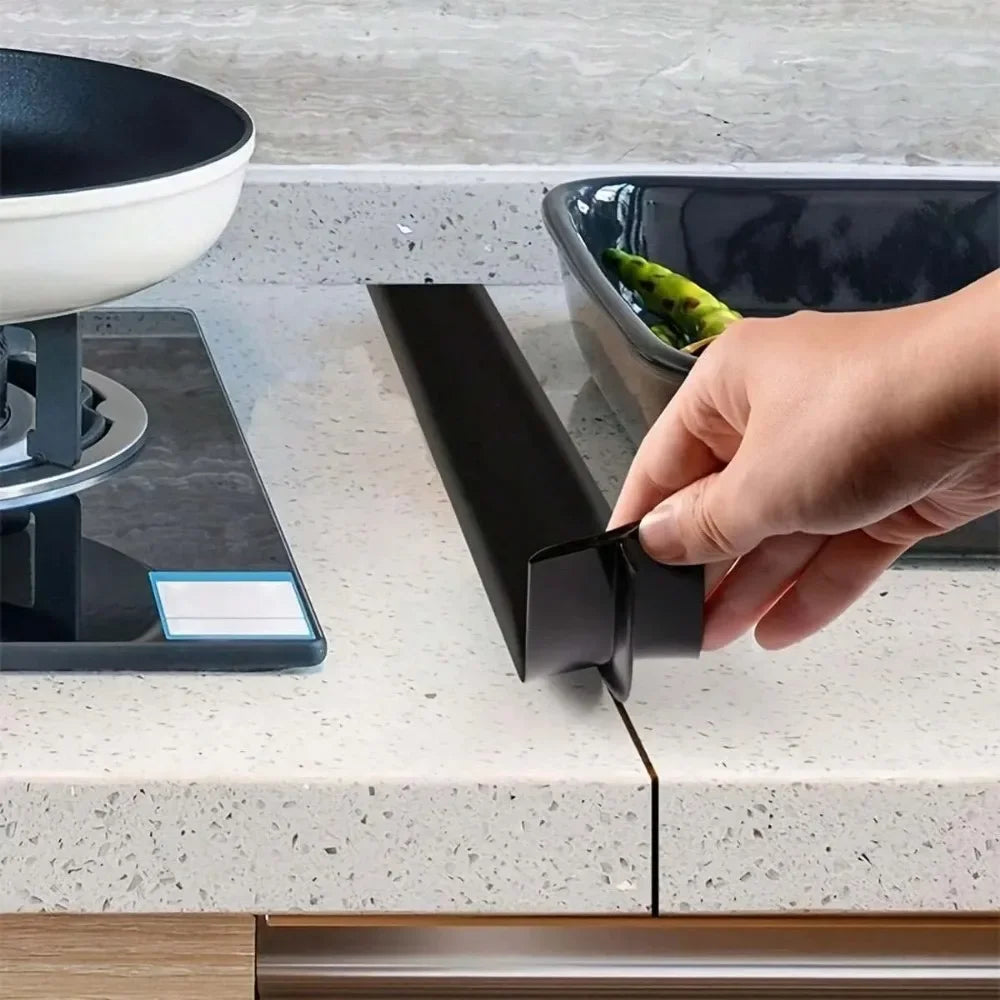 Silicone Gap Strip for Kitchen – Gas Stove Sealing, Anti-Oil & Anti-Stain Silicone Seal Insert