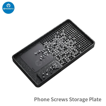 Qianli Magnetic Screw Bit Storage Tray – Small Screw Holder Plate for Mobile Phone Repair, RC Car, and Drone Tools