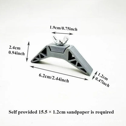 Precision Curved Grinding Tool Set - Durable Resin Polishing & Detail Finishing Accessories for Model Crafting