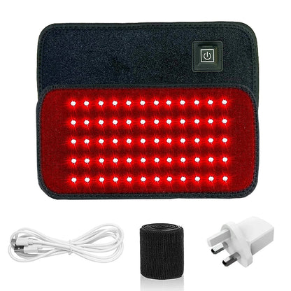 60 LED Red & Infrared Light Therapy Waist Belt 850nm 660nm Slimming Heat Pad for Back and Full Body Use
