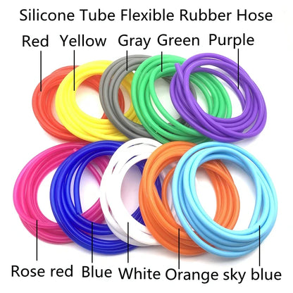Food Grade Silicone Tube Hose - Flexible 2/3/4/5mm Rubber Pipe for Coffee, Beverage, Water & Liquid Transfer Connections