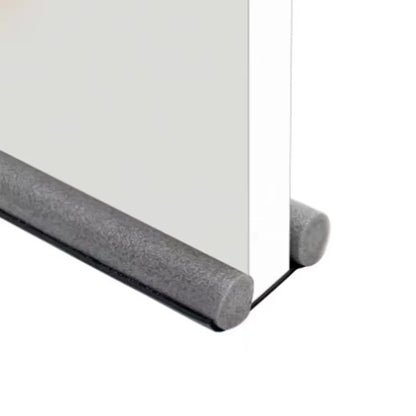 Windproof Door Seal Strip - Double Layer Draught Excluder Dustproof Door Bottom Guard and Draft Blocker