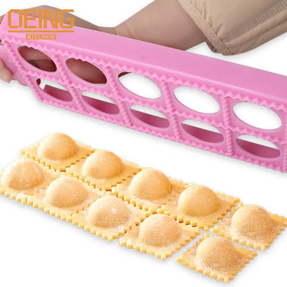 Italian Dumplings Making Mold - Handmade Pastry Tool for Multifunctional Plastic Ravioli Mould - DIY Baking Tools