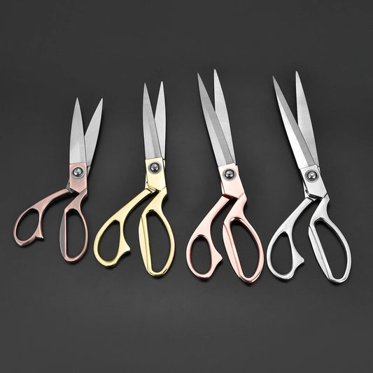 Vintage Tailor Scissors - Stainless Steel Sewing Shears for Fabric Cutting & DIY Needlework Tool