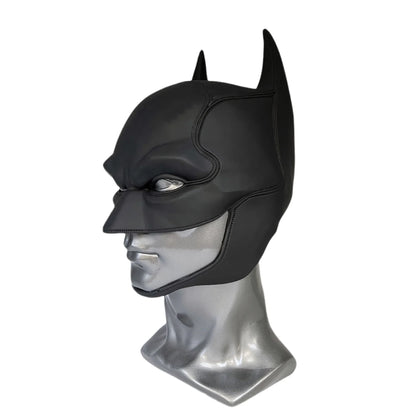 Cafele 2022 Batman Cosplay Costume for Men – Bruce Wayne Halloween Outfit with Black Latex Masquerade Mask
