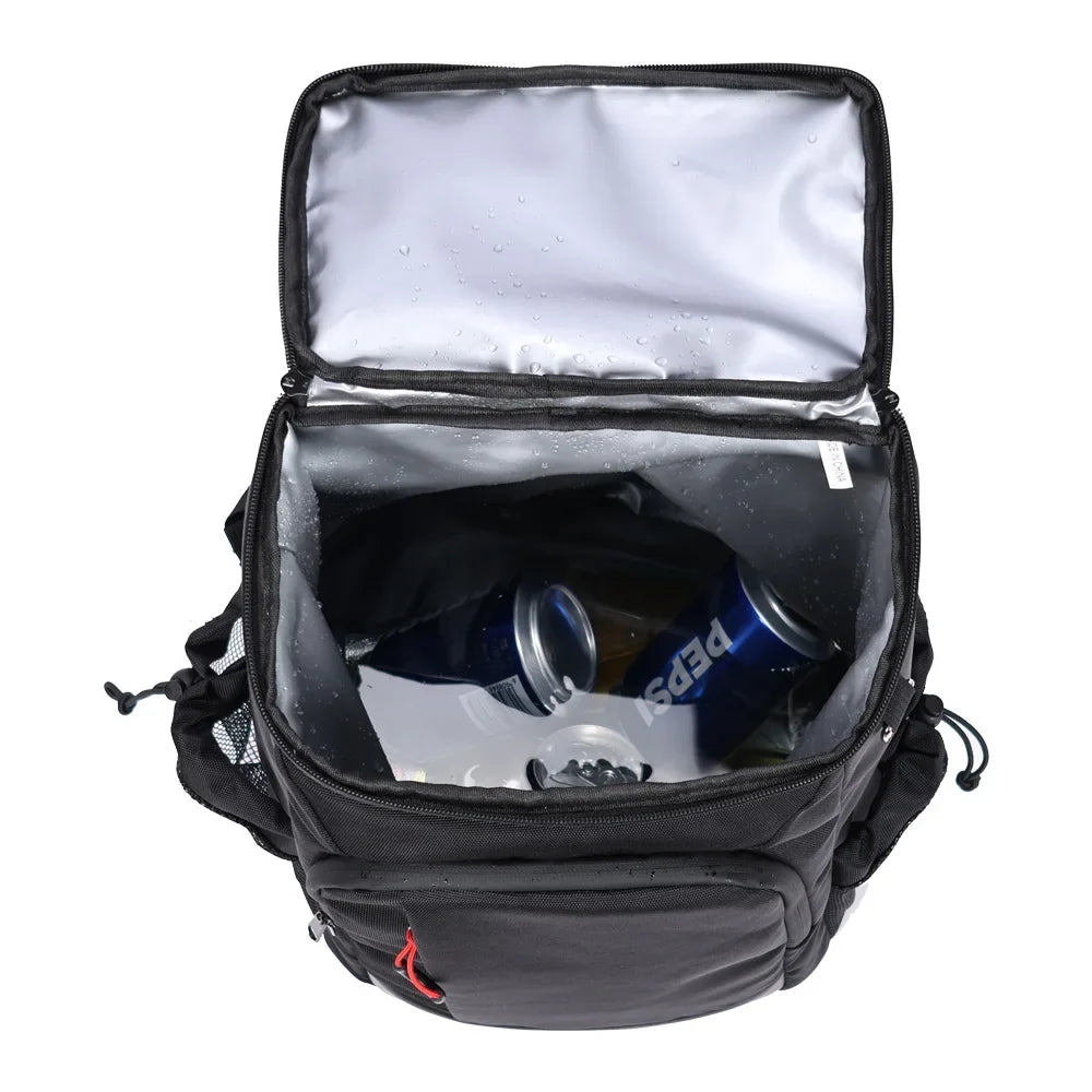 Large Capacity Picnic Cooler Backpack - Insulated Leakproof Lunch Bag with Bottle Opener for Camping, Hiking & Travel