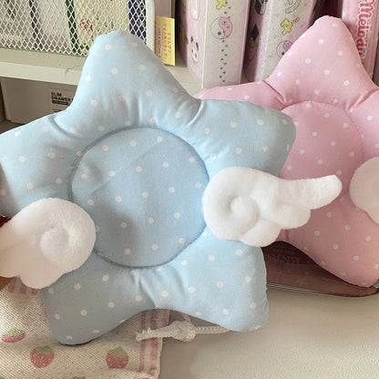 Cute Polka Dot Insulated Coaster - Thick Star Wings Cotton Cup Mat with Non-Slip Design for Home Decor