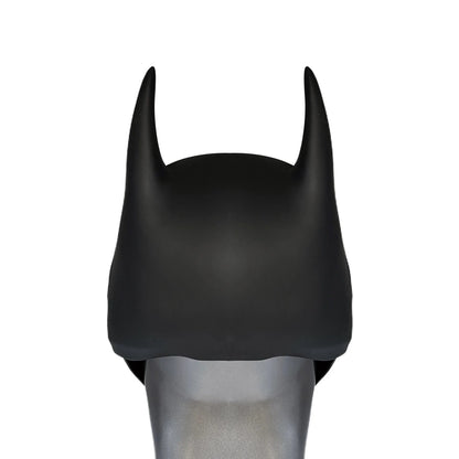 Cafele 2022 Batman Cosplay Costume for Men – Bruce Wayne Halloween Outfit with Black Latex Masquerade Mask
