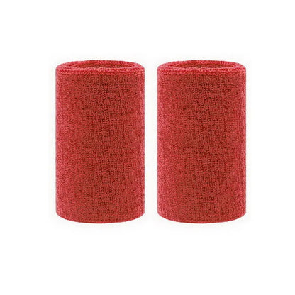 2PCS Sports Wristbands – Tennis & Fitness Sweat Bands for Basketball, Volleyball, Padel with Wrist Guard Cuffs