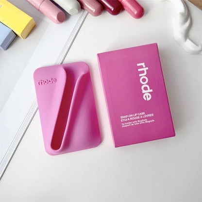 Rhode Long-Lasting Lip Gloss Holder - Magnetic Snap-On Lipstick Case for MagSafe Phone Clips