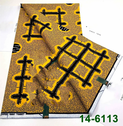 Latest Style Ankara Wax Print Fabric - 100% Cotton High Quality Soft African Real Wax Material