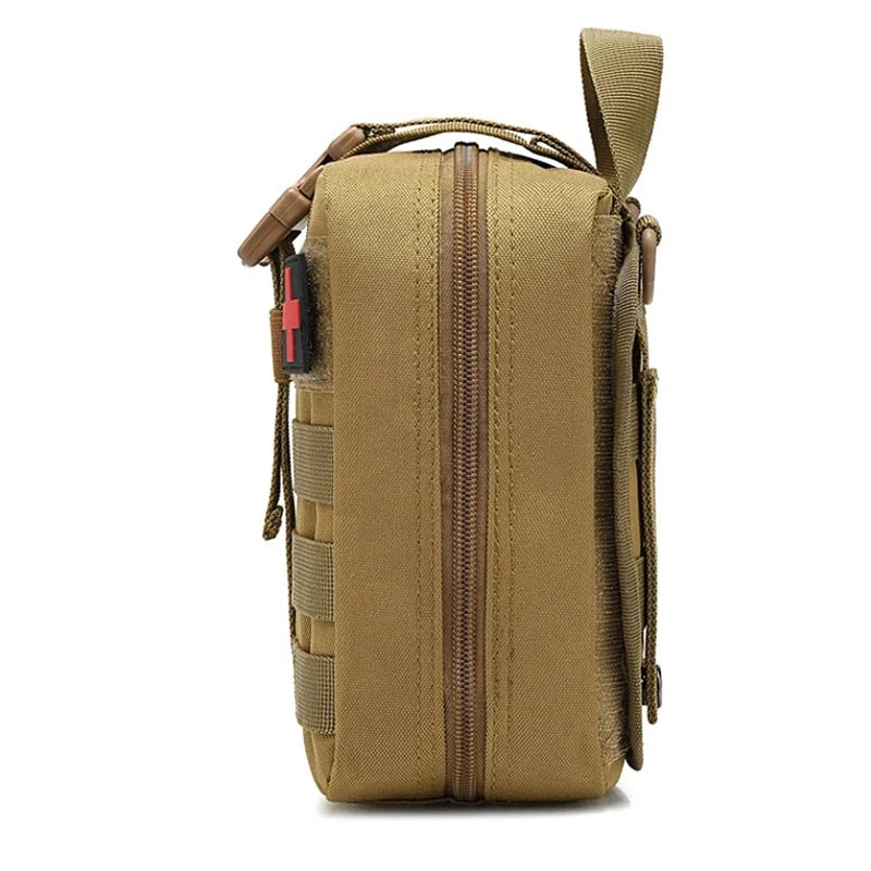 MOLLE IFAK Waist Pouch - Hunting EDC Survival Medical Bag for Outdoor Camping Hiking and Emergency Gear