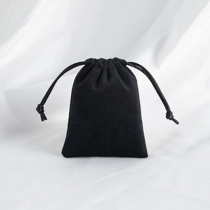 100-Pack Velvet Drawstring Jewelry Pouches - Personalized Logo Gift Bags for Wedding Favors, Candy & Makeup Packaging