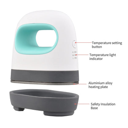 Portable 220V Mini Heat Press Machine – DIY T-Shirt & Vinyl Transfer Press for EU Plug