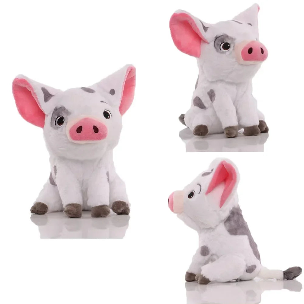 Kawaii Moana Plush Toy Set - Cute Pig & Rooster Stuffed Animals for Kids Birthday Gift and Home Decor