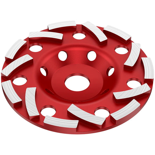 5-Inch Diamond Grinding Cup Wheel – Abrasive Sanding Disc for Angle Grinder, Wear-Resistant Concrete & Stone Polishing Tool