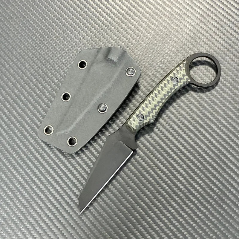 Compact Outdoor Survival Knife - High Hardness Full Steel Camping & Adventure Knife