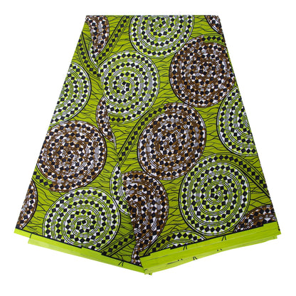 African Real Wax Ankara Fabric - Nigerian Print 100% Polyester Fabric for Women