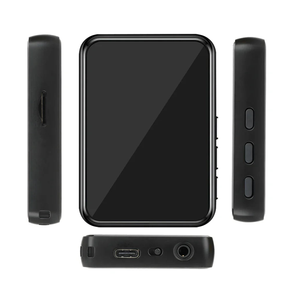 32GB MP3 Player with 2.4" Touch Screen & Bluetooth 5.4 – HiFi Music Player with Speaker, Recorder, Ebook & Photo Viewer