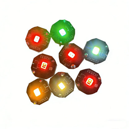 Tiny Magnetic Switch LED Lamp – Wireless DIY Glowing Light Kit for Robot & Car Models