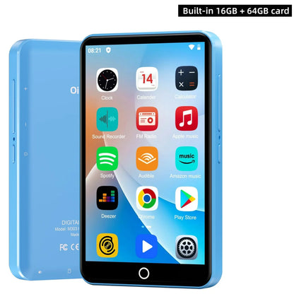 Android 9 MP3 Player - 16GB/80GB Bluetooth WiFi Music Player with 4.0-Inch Screen, FM Radio & eBook Support