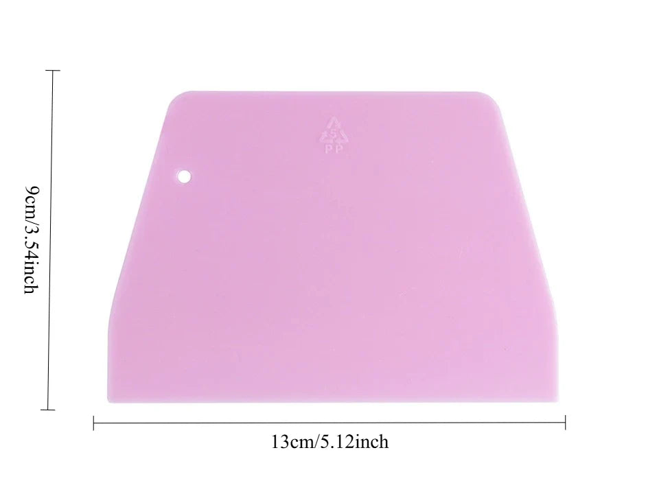 Multipurpose Dough Cutter & Bowl Scraper – Fondant, Bread, Cake Cream & Pastry Baking Tool