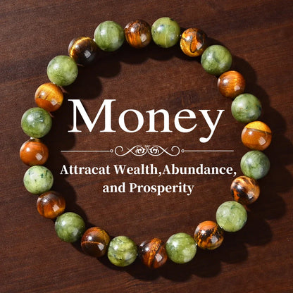Prosperity & Abundance Healing Bracelet for Relaxation, Success, Personal Strength, and Health Enhancement
