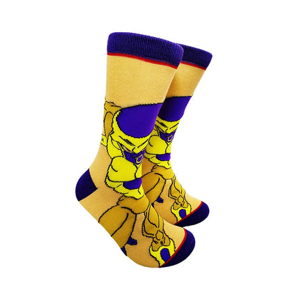 Men’s Anime Dragon Ball Socks - Harajuku Hip Hop Cosplay Fashion Funny Crew Socks