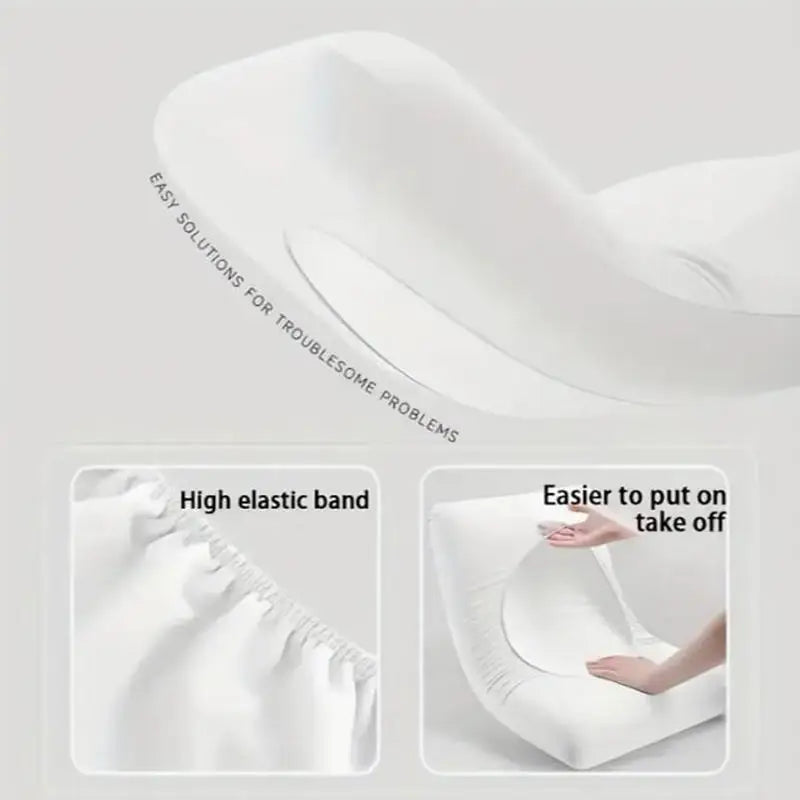 4PCS Disposable Pillowcase Set - Breathable Dirt-Proof Universal Pillow Covers for Hotel, Salon & Travel Use