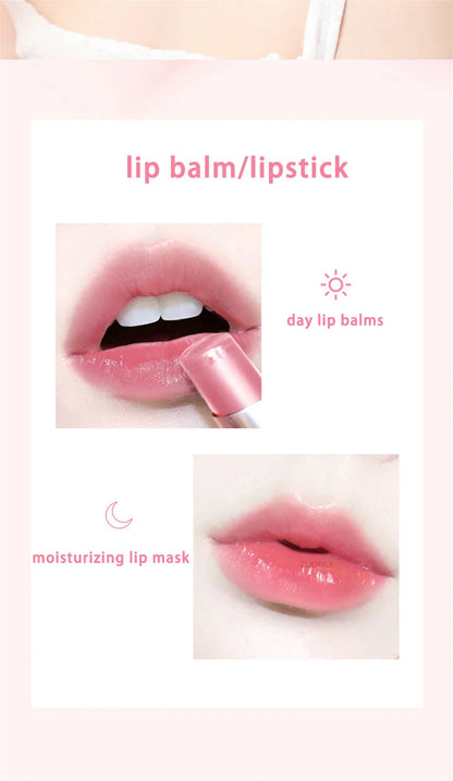 Honey Peach Magic Color Lipstick – Temperature-Change Moisturizing Lip Balm, Nourishing & Long-Lasting Bright Lip Makeup